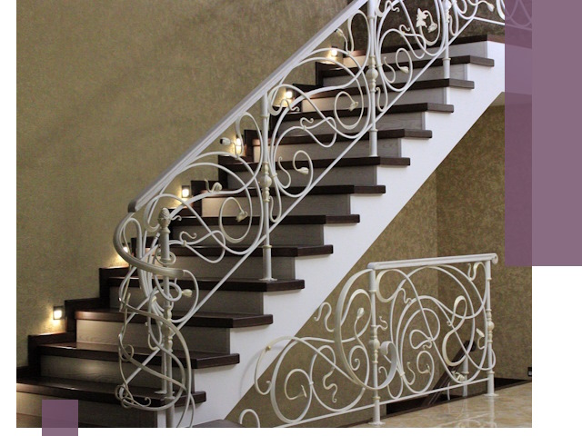 Кованые лестницы под ключ в Горном-Алтайске — изготовление и монтаж