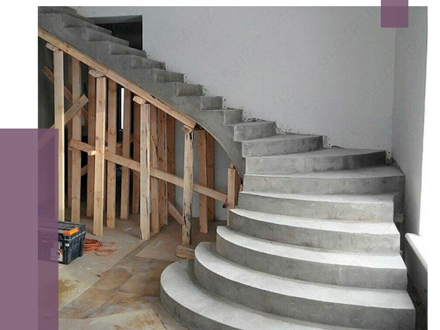 Изготовление бетонных лестниц под ключ в Горном-Алтайске от 20218 руб. | ПРОЛЁТ-Грн