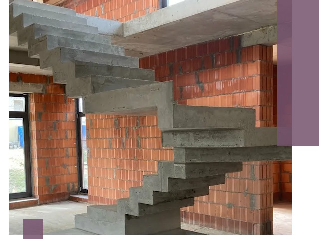 Изготовление бетонных лестниц под ключ в Горном-Алтайске