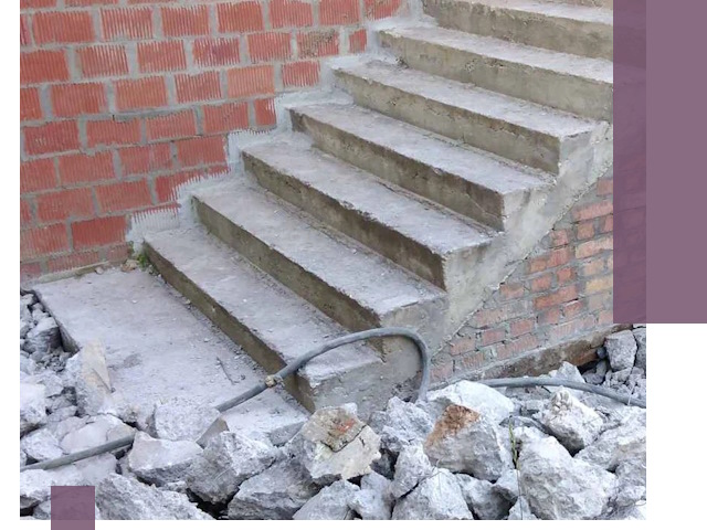 Демонтаж бетонных лестниц в Горном-Алтайске: быстро и безопасно