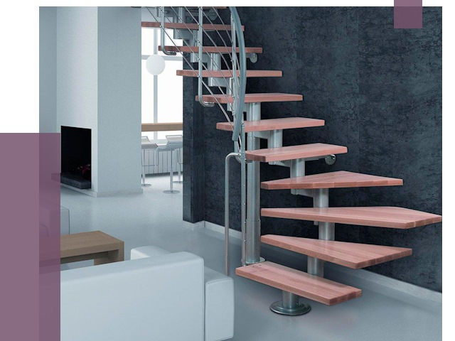 Модульные лестницы в Горном-Алтайске от 17107 руб. — купить в ПРОЛЁТ-Грн