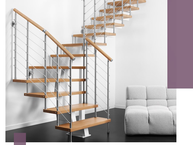 Модульные лестницы под ключ в Горном-Алтайске — монтаж и изготовление