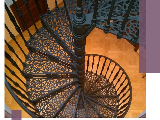 Винтовые лестницы под ключ в Горном-Алтайске: производство и монтаж