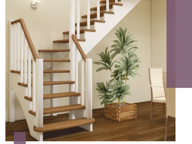 Г-образные лестницы под ключ в Горном-Алтайске — изготовление и монтаж