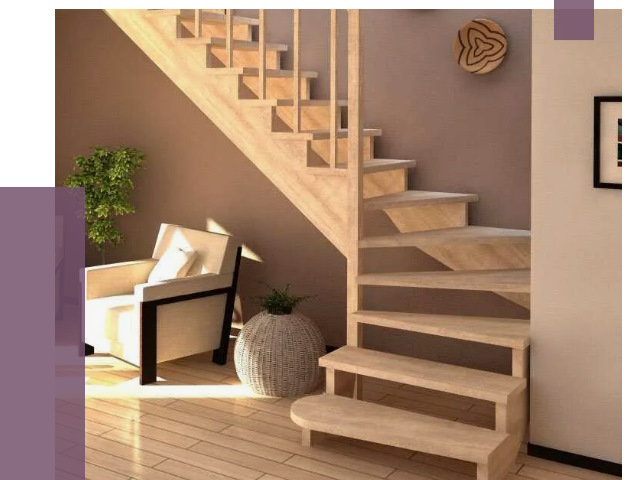 Изготовление Г-образных лестниц в Горном-Алтайске от 19181 руб. 