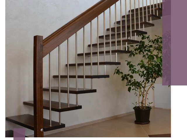 Лестницы на больцах под ключ в Горном-Алтайске – изготовление и монтаж