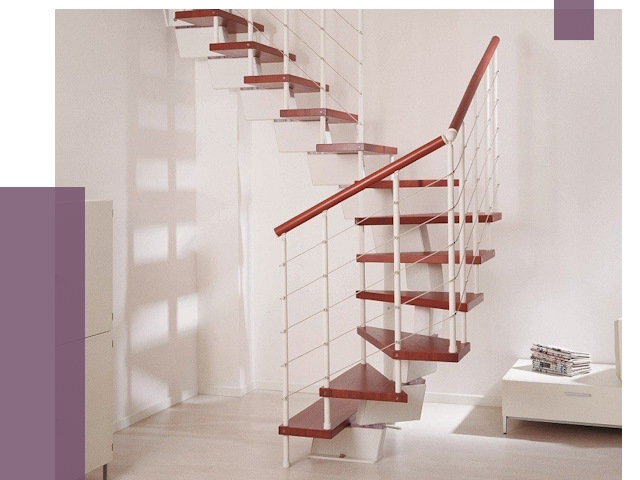 Изготовление лестниц на больцах в Горном-Алтайске от 9850 руб. | ПРОЛЁТ-Грн