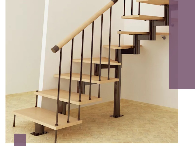 Монтаж лестниц на больцах в Горном-Алтайске — быстро и надежно