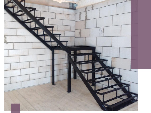 Лестницы на металлокаркасе под ключ в Горном-Алтайске — изготовление и монтаж