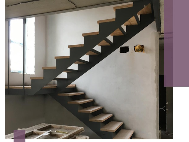 Изготовление лестниц на металлокаркасе в Горном-Алтайске от производителя