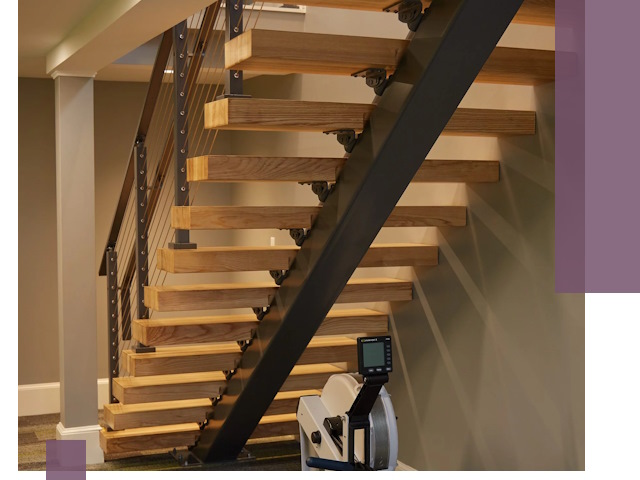 Лестницы на монокосоурах под ключ в Горном-Алтайске - изготовление и монтаж