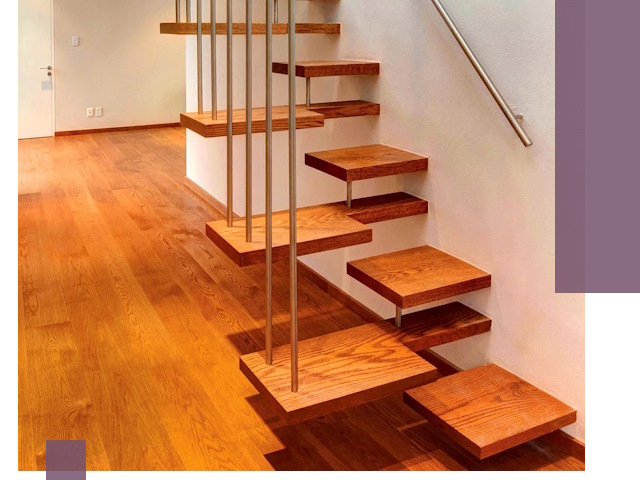 Лестницы «гусиный шаг» на заказ в Горном-Алтайске для узких пространств