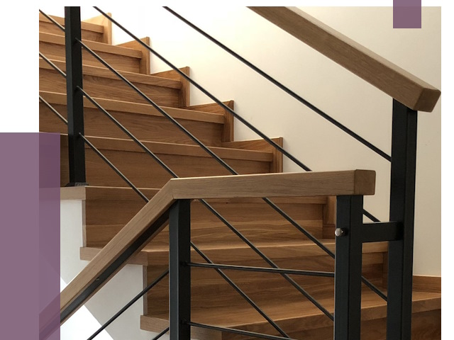 Обшивка металлической лестницы деревом в Горном-Алтайске от 4406 руб. 