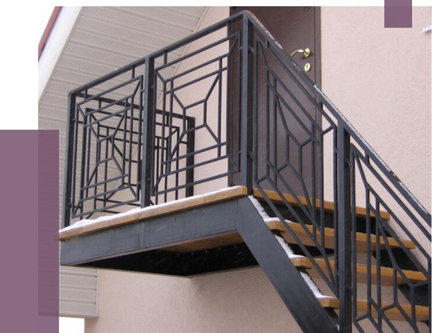 Металлические перила в Горном-Алтайске от 4355 руб.  | ПРОЛЁТ-Грн