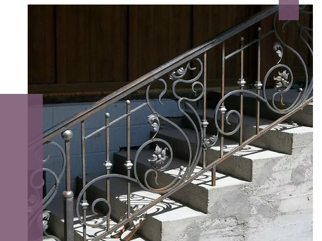Кованые перила в Горном-Алтайске от 8813 руб. под ключ — качество от ПРОЛЁТ-Грн