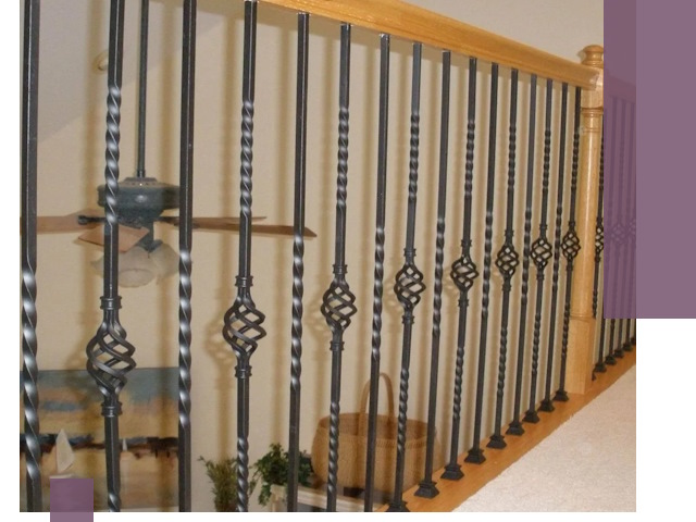 Изготовление и монтаж кованных перил в Горном-Алтайске под ключ