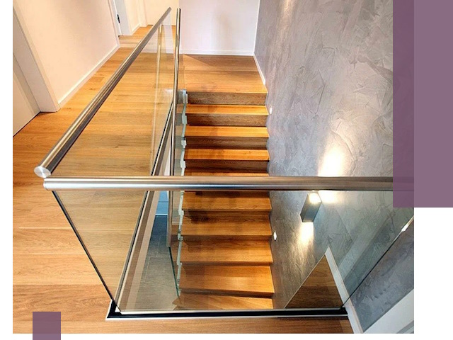 Перила для лестницы в доме — изготовление и монтаж в Горном-Алтайске