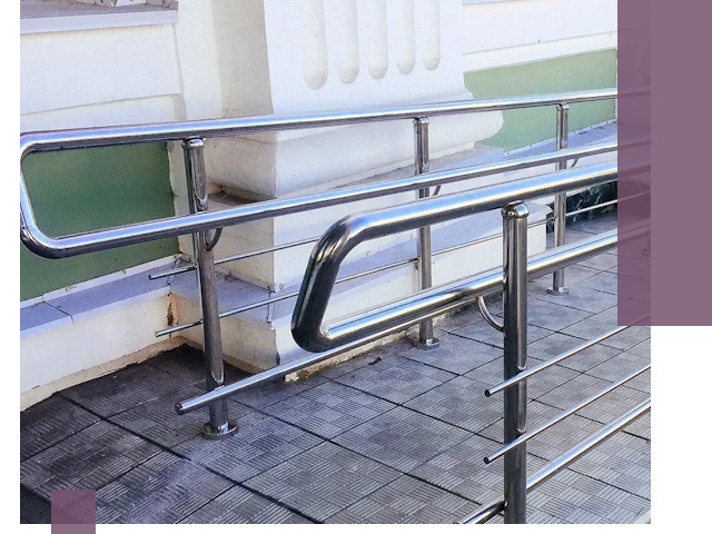 Ограждения пандусов из металла и нержавейки в Горном-Алтайске