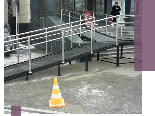 Стационарные пандусы под ключ в Горном-Алтайске — изготовление и монтаж