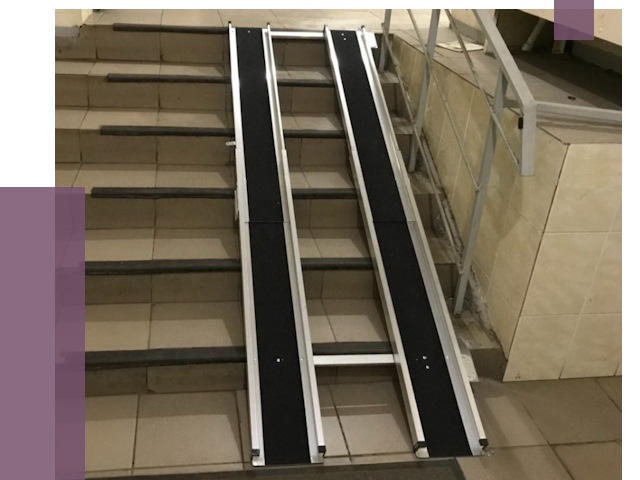 Установка пандуса в подъезд в Горном-Алтайске от 8087 руб. под ключ | ПРОЛЁТ-Грн