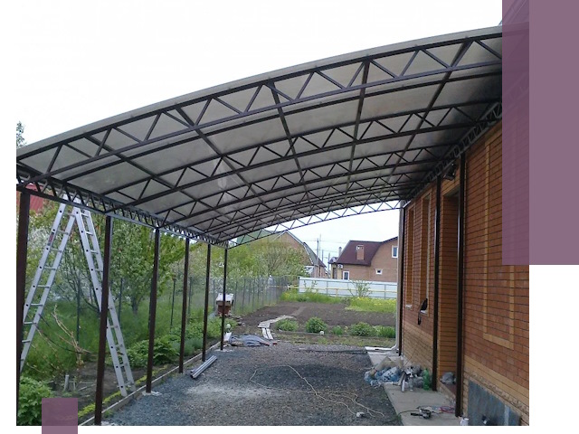 Профессиональный монтаж навесов под ключ в Горном-Алтайске