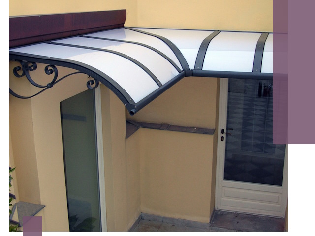 Монтаж козырьков любой сложности в Горном-Алтайске под ключ