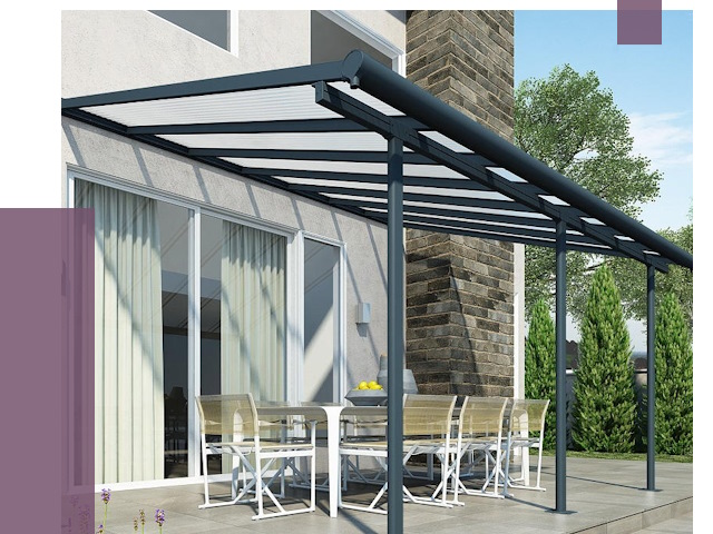 Навесы пристенные в Горном-Алтайске от 9228 руб. — монтаж и установка | ПРОЛЁТ-Грн