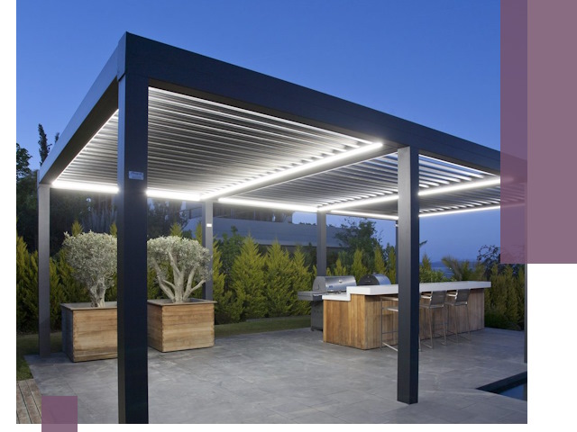 Навесы отдельно стоящие под ключ в Горном-Алтайске из металла и поликарбоната