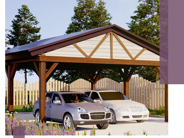 Навесы для автомобиля в Горном-Алтайске — изготовление и монтаж