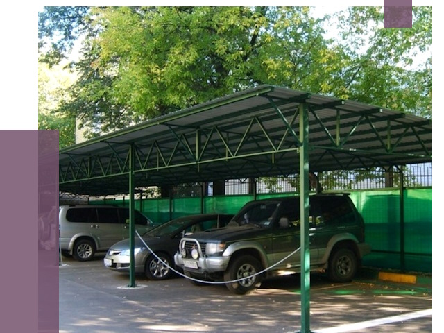 Навесы для парковки в Горном-Алтайске от 81389 руб. заказать | ПРОЛЁТ-Грн