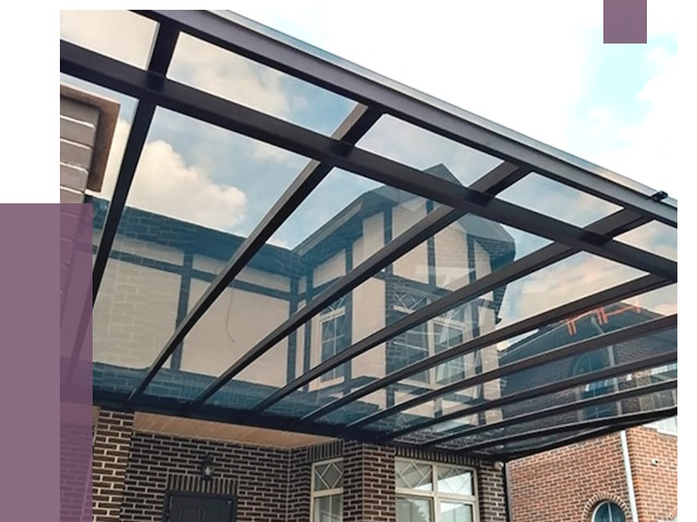 Навесы из поликарбоната в Горном-Алтайске от 8730 руб. под ключ — ПРОЛЁТ-Грн