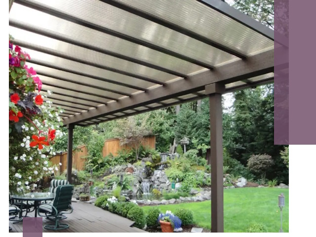 Навесы из поликарбоната под ключ в Горном-Алтайске быстро и надёжно