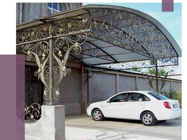 Кованые навесы в Горном-Алтайске от 14774 руб. | ПРОЛЁТ-Грн