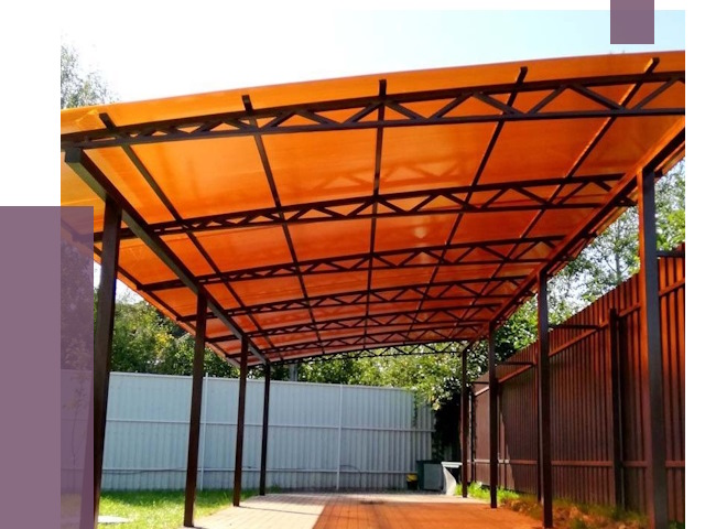 Односкатные навесы под ключ в Горном-Алтайске от 13323 руб. 