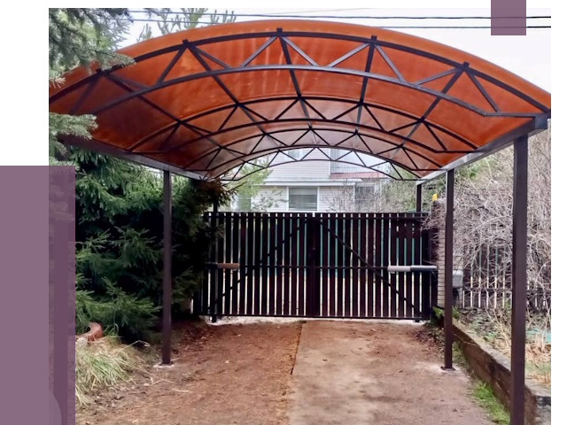 Арочные навесы в Горном-Алтайске от 12908 руб. — изготовление и монтаж | ПРОЛЁТ-Грн