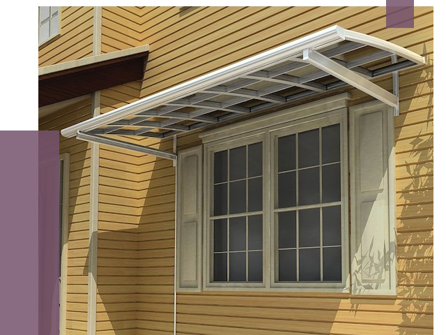 Козырьки над окнами в Горном-Алтайске от 7724 руб. — монтаж, покупки | ПРОЛЁТ-Грн