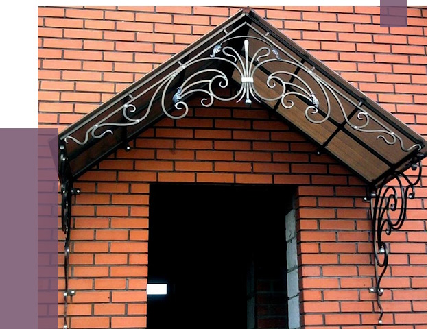 Металлические козырьки в Горном-Алтайске от 10835 руб. 