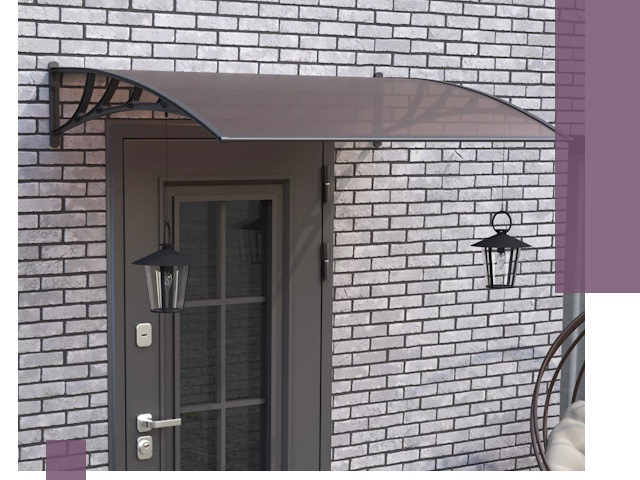 Недорогие козырьки и навесы под ключ в Горном-Алтайске