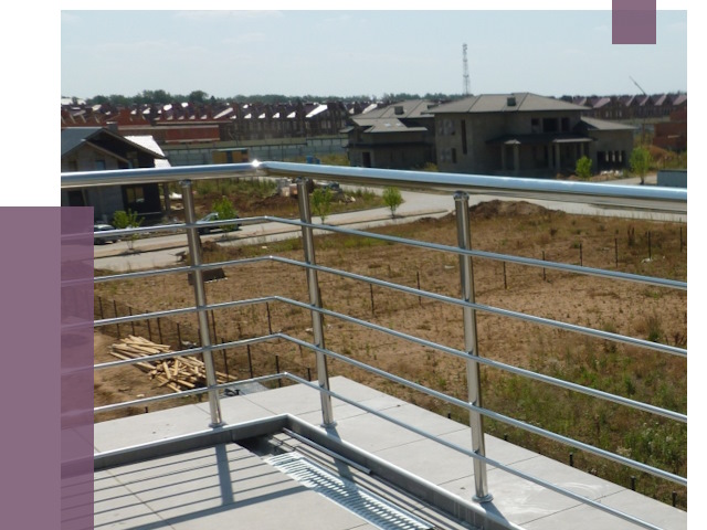 Парапеты из нержавеющей стали в Горном-Алтайске от 8087 руб. за м² | ПРОЛЁТ-Грн