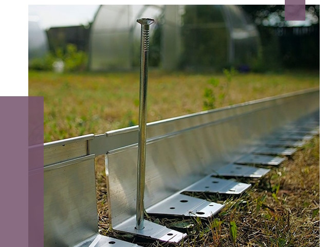 Металлические бордюры для газона в Горном-Алтайске от 4355 руб. | ПРОЛЁТ-Грн