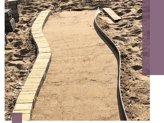 Металлические бордюры для тротуаров в Горном-Алтайске — прочные и долговечные