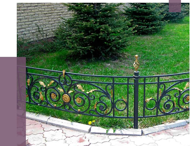 Кованые газонные ограждения в Горном-Алтайске от 7724 руб. — ПРОЛЁТ-Грн